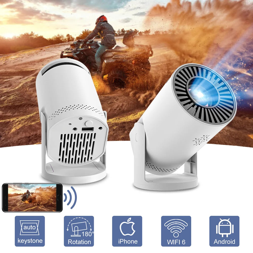 Smart WiFi6 Portable HD Projector