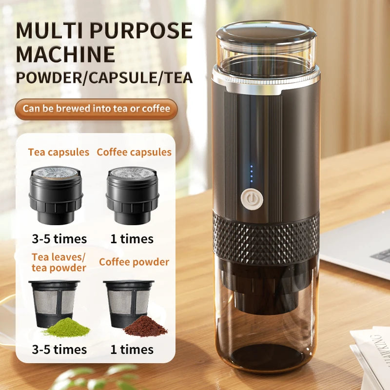 Portable Grind & Brew Coffee Maker