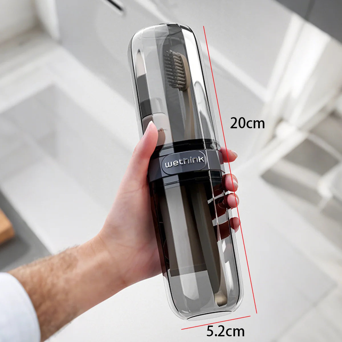 Travel Toothbrush & Toothpaste Case