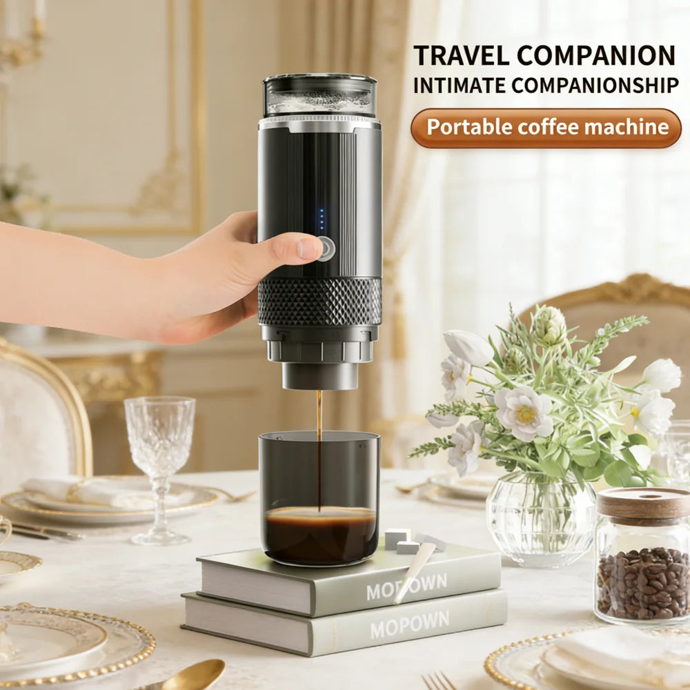 Portable Grind & Brew Coffee Maker